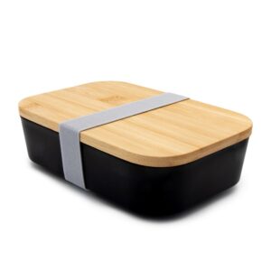 Lunchbox aus Bambus mit individuellem Branding für Ihre Werbung